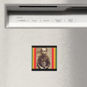 Koning Selassie I in zijn Jeugd (Rasta Hart) Magneet (Insitu (Vaatwasser))