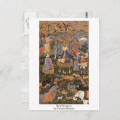 koning Solomon door Perzische meesters Briefkaart (Voorkant / Achterkant)