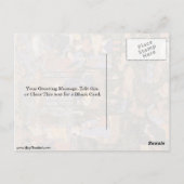 koning Solomon door Perzische meesters Briefkaart (Achterkant)