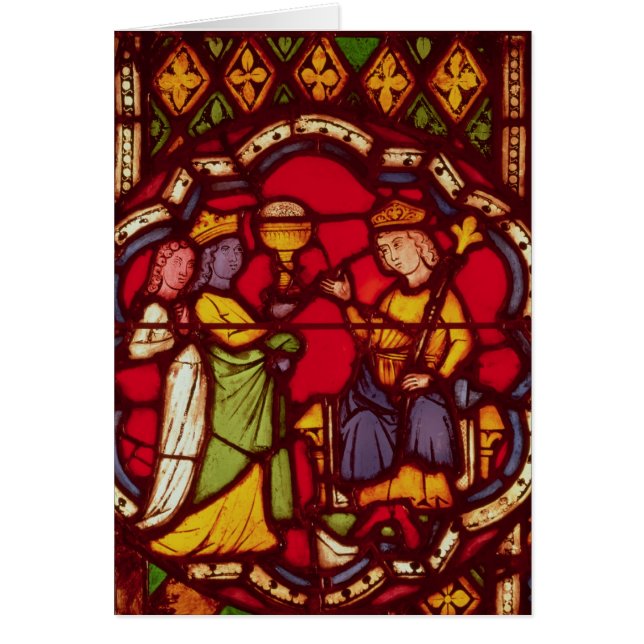 Koning Solomon en de koningin van Sheba, c.1270 (Voorkant)