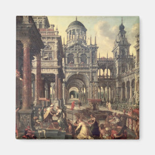 Koning Solomon en de koningin van Sheba Magneet