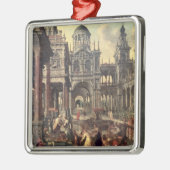 Koning Solomon en de koningin van Sheba Metalen Ornament (Links)