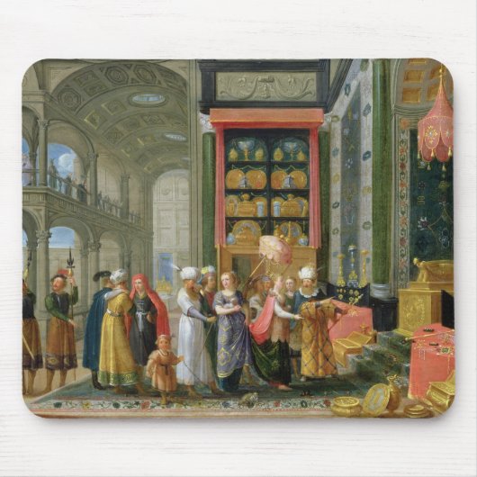 Koning Solomon en de koningin van Sheba Muismat (Voorkant)