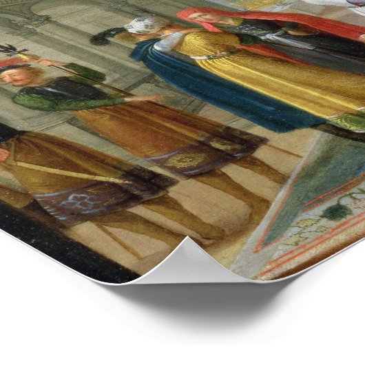 Koning Solomon en de koningin van Sheba Poster (Hoek)