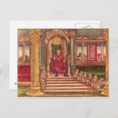 Koning Solomon op zijn troon, 1e editie Briefkaart (Voorkant / Achterkant)