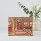 Koning Solomon op zijn troon, 1e editie Briefkaart (Staand voorkant)