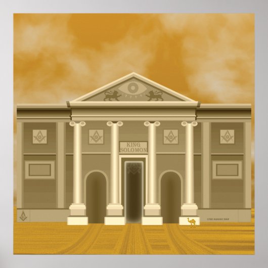 Koning Solomon's tempel Poster (Voorkant)