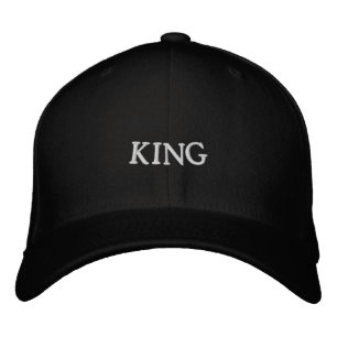 Koning Standaard Tekst Basis Flexfit Casual-Hoofdd Geborduurde Pet