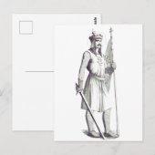 Koning Stephen Koning van Hongarije Briefkaart (Voorkant / Achterkant)