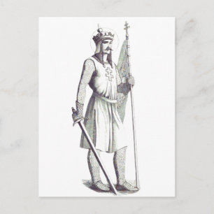 Koning Stephen Koning van Hongarije Briefkaart