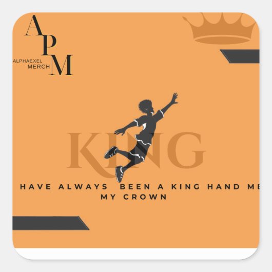 Koning sticker (Voorkant)