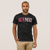 Koning tekst graffiti stijl lettertype t-shirt (Voorkant volledig)