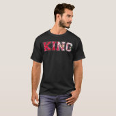 Koning tekst graffiti stijl lettertype t-shirt (Voorkant volledig)