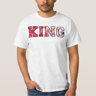 Koning tekst graffiti stijl lettertype t-shirt