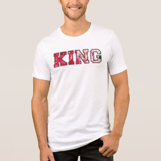 Koning tekst graffiti stijl lettertype Tri-Blend shirt