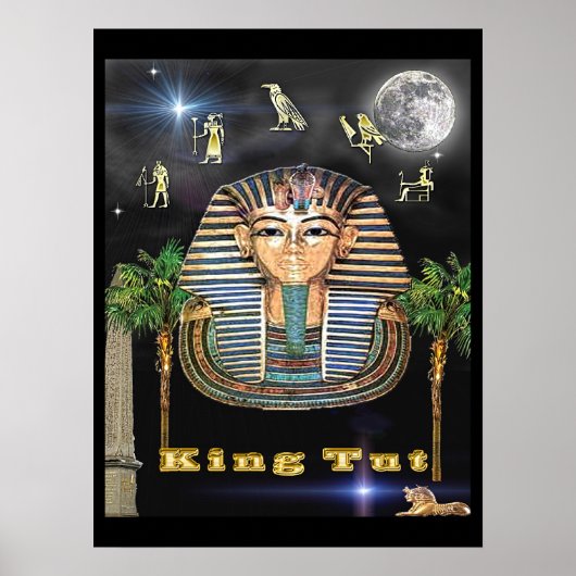 Koning Toet en Egypte Poster (Voorkant)