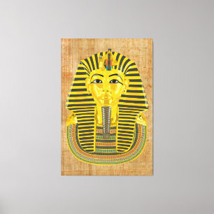 Koning Toetanchamon Canvas Afdruk