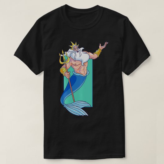 Koning Triton Portret T-shirt (Design voorkant)