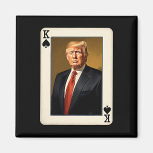 Koning Trumpkaart - Unieke Donald Trump Presidenti Magneet