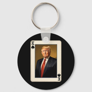 Koning Trumpkaart - Unieke Donald Trump Presidenti Sleutelhanger