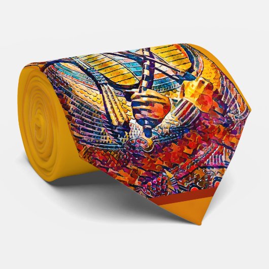 Koning Tut ن آ ت  Stropdas (Opgerold)