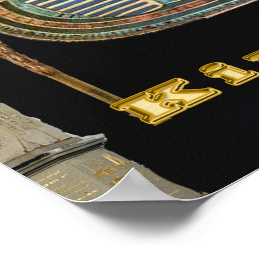 Koning Tut en Egypte Poster (Hoek)