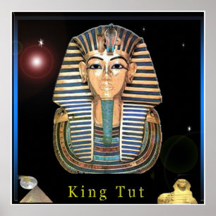 Koning Tut en Egypte Poster