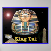 Koning Tut en Egypte Poster (Voorkant)