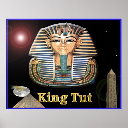 Koning Tut en Egypte Poster (Voorkant)