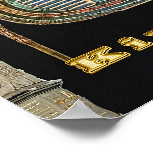 Koning Tut en Egypte Poster (Hoek)