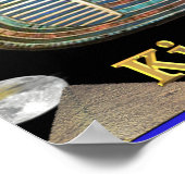 Koning Tut en Egypte Poster (Hoek)