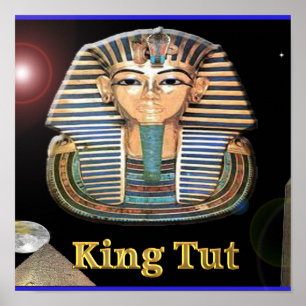 Koning Tut en Egypte Poster
