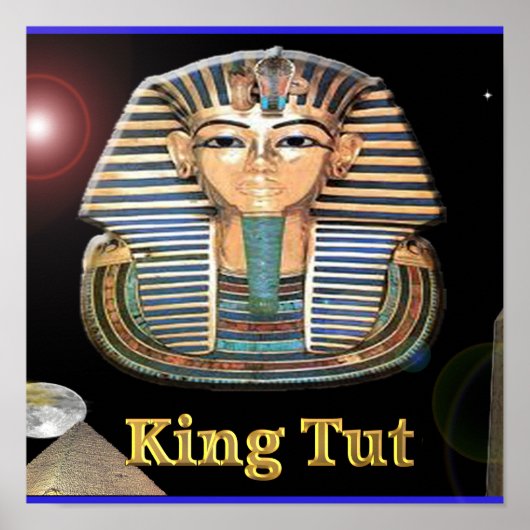 Koning Tut en Egypte Poster (Voorkant)