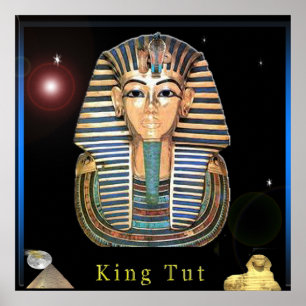 Koning Tut en Egypte Poster
