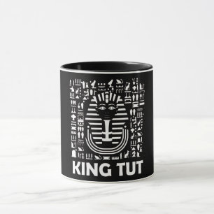 Koning tut farao Egyptische Hiëroglief Alfabet Mok