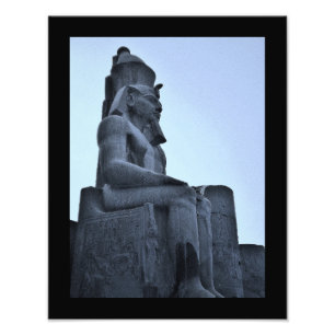 Koning Tut in Karnak Foto Afdruk