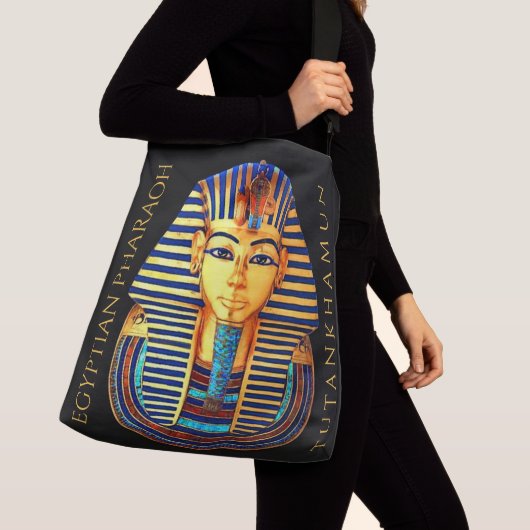 koning Tutankhamun - oude Egyptische farao Crossbody Tas (Dichtbij)
