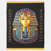 koning Tutankhamun - oude Egyptische farao Fleece Deken (Voorkant)