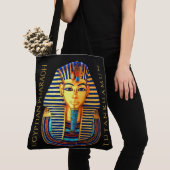 koning Tutankhamun - oude Egyptische farao Tote Bag (Dichtbij)