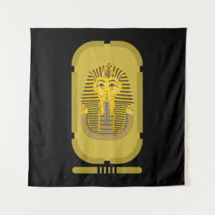 Koning Tutankhamun Wandtapijt Wandkleed