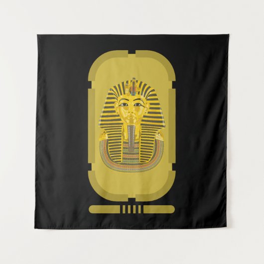 Koning Tutankhamun Wandtapijt Wandkleed (Voorkant)