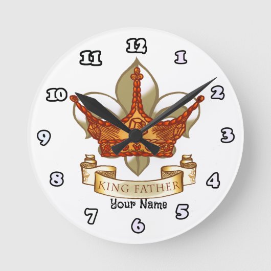 Koning Vader Ronde Klok (Voorkant)