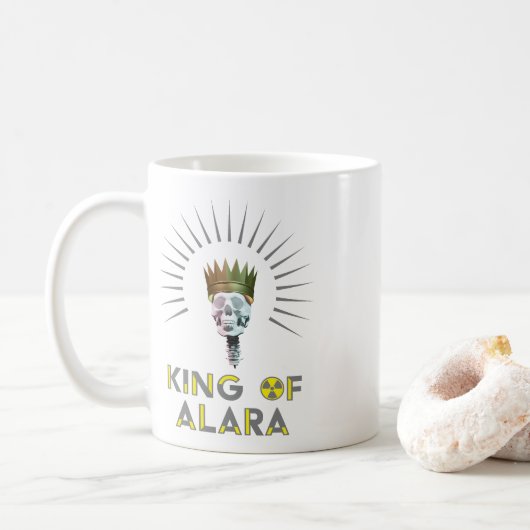Koning van ALARA Koffiemok (Met donut)