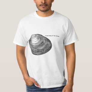 Koning van alle Clams-shirt T-shirt