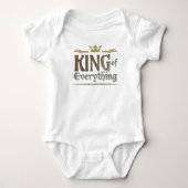 KONING VAN Alles - Grand Medieval Royal Crown Romper (Voorkant)