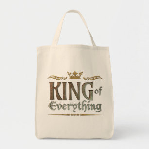 KONING VAN Alles - Grand Medieval Royal Crown Tote Bag