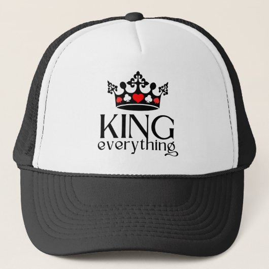 Koning van alles Kroon Trucker Pet (Voorkant)