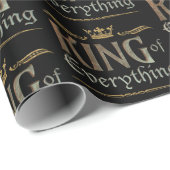 KONING VAN ALLES Royalty-vrije belettering Kroon J Cadeaupapier (Rol Hoek)