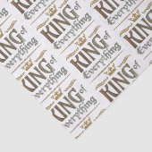 KONING VAN ALLES - Vaderdag Royal Crown Tissuepapier (Detail)