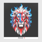 Koning van Amerika Sticker (Vel)